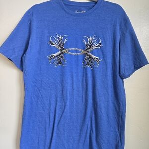 Under Armour Blue Graphic T-Shirt for Men